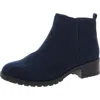 Style & Co Garnerr Womens Stretch Faux Leather Ankle Boots In Multi