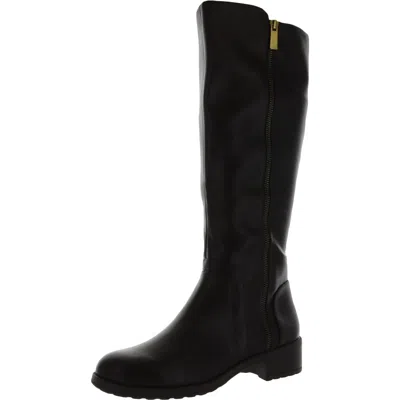 Style & Co Garrigan Womens Faux Leather Zip Up Knee-high Boots In Multi