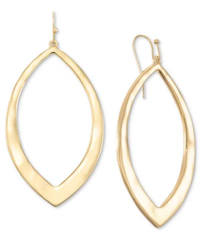 Style & Co Gold-tone Open Tear-shape Drop Earrings, Created For Macy's