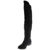 Style & Co Hadleyy Womens Faux Suede Padded Insole Over-the-knee Boots In Black