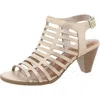 Style & Co Women's Haileyy Caged Upper Cone Heel Dress Sandals, Created For Macy's In Multi