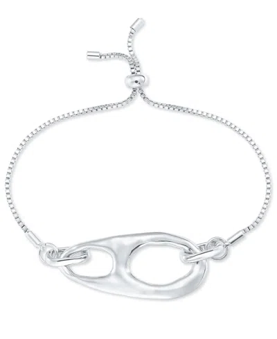 Style & Co Hammered Sculptural Slider Bracelet, Exclusively At Macy's