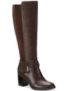 Style & Co Hazell Womens Tall Block Heel Knee-high Boots In Multi
