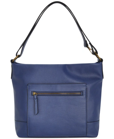 Style & Co Hudsonn Hobo Bag, Created For Macy's In Navy