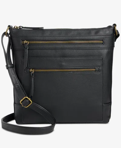 Style & Co Hudsonn Medium Crossbody, Exclusively At Macy's In Black