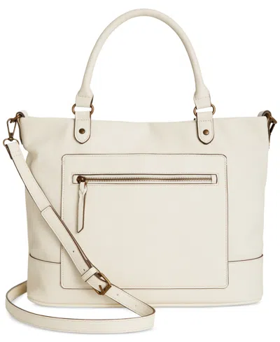 Style & Co Hudsonn Tote, Exclusively At Macy's In White