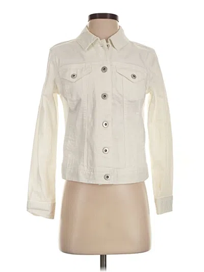 Pre-owned Style & Co Jacket In Ivory