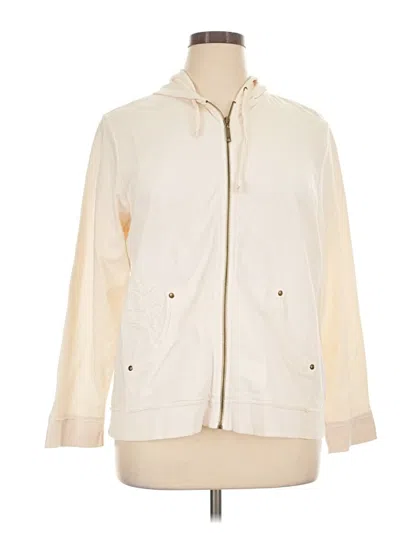 Pre-owned Style & Co Jacket In Ivory