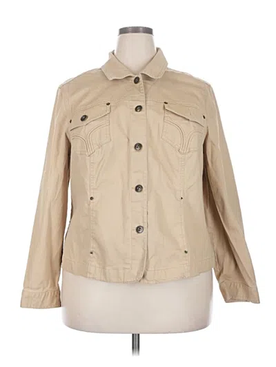 Pre-owned Style & Co Jacket In Tan