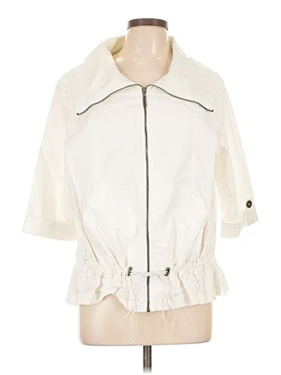 Pre-owned Style & Co Jacket In White