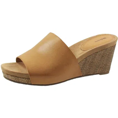 Style & Co Jackeyy Womens Open Back Manmade Wedge Heels