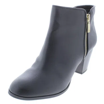 Style & Co Jamila Womens Ankle Booties In Black