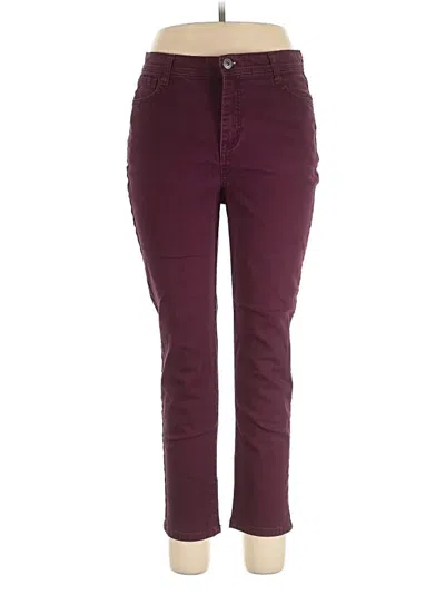 Pre-owned Style & Co Jeans In Burgundy