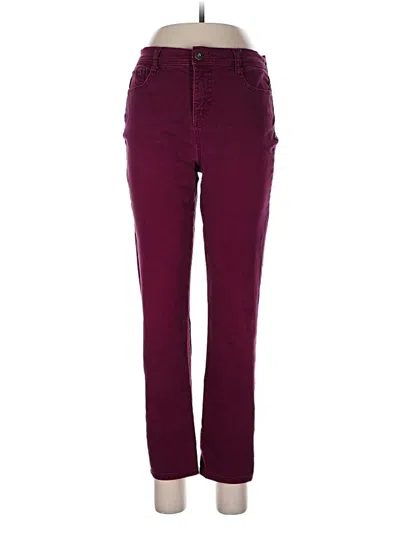 Pre-owned Style & Co Jeans In Burgundy