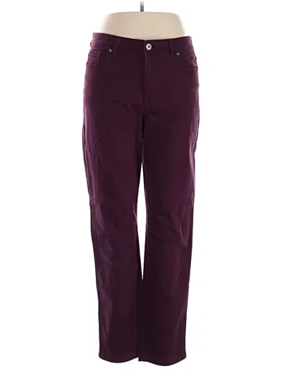 Pre-owned Style & Co Jeans In Burgundy