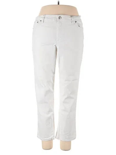 Pre-owned Style & Co Jeans In Ivory