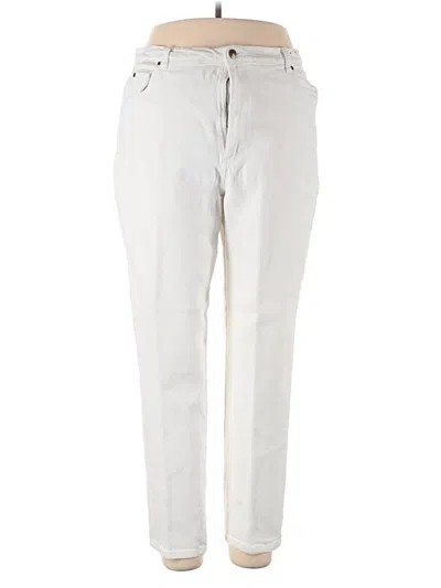 Pre-owned Style & Co Jeans In Ivory