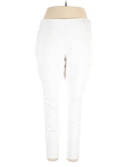 Pre-owned Style & Co Jeggings In White