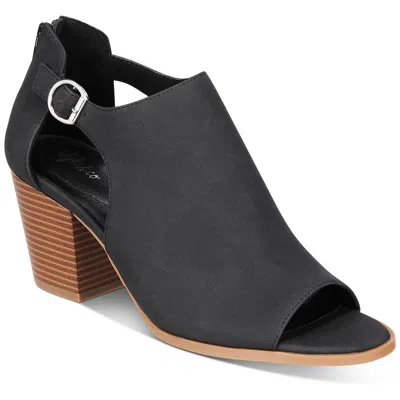 JustFab Lorelai Women's Clear Strap Heels - 4" Open Toe Block Heel Sandals For Summer & Dressy Casual Outfits