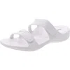 Style & Co Jessaa Womens Strappy Open Toe Slide Sandals In White