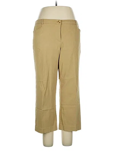Pre-owned Style & Co Khaki Pant In Brown