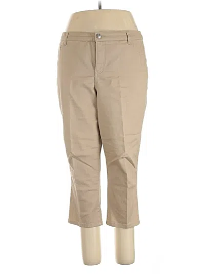 Pre-owned Style & Co Khaki Pant In Brown
