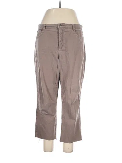 Pre-owned Style & Co Khaki Pant In Brown