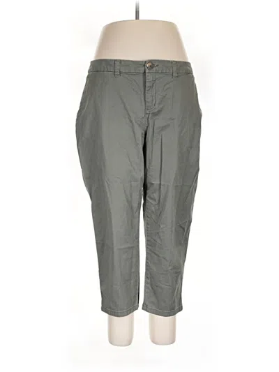 Pre-owned Style & Co Khaki Pant In Gray