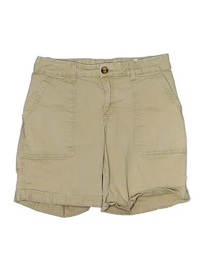 Pre-owned Style & Co Khaki Shorts In Brown