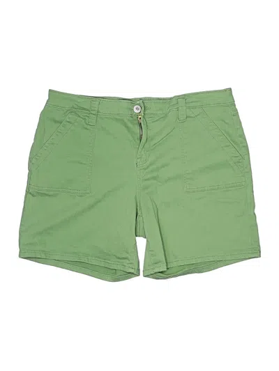 Pre-owned Style & Co Khaki Shorts In Green