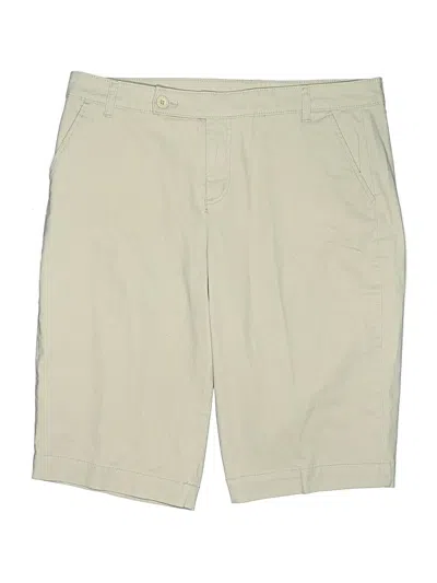 Pre-owned Style & Co Khaki Shorts In Ivory