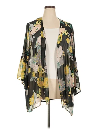 Pre-owned Style & Co Kimono In Black
