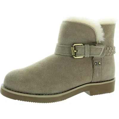 Style & Co Korri Womens Faux Suede Buckle Winter & Snow Boots