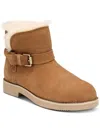 Style & Co Korri Womens Faux Suede Buckle Winter & Snow Boots In Pink