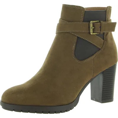 Style & Co Laleen Womens Zipper Ankle Ankle Boots In Multi