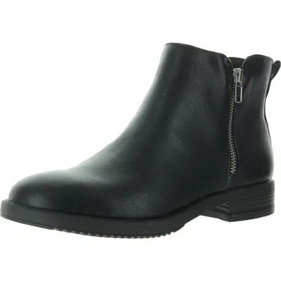 Style & Co Laylaa Womens Ankle Flats Ankle Boots In Black