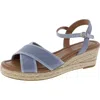 Style & Co Women's Leahh Strappy Espadrille Wedge Sandals, Created For Macy's In Purple