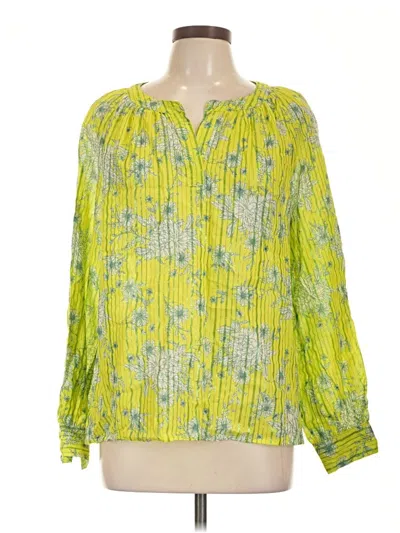 Pre-owned Style & Co Long Sleeve Blouse In Green