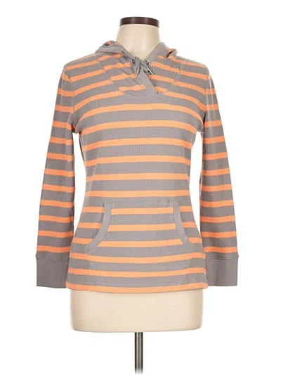 Pre-owned Style & Co Long Sleeve Polo Shirt In Orange