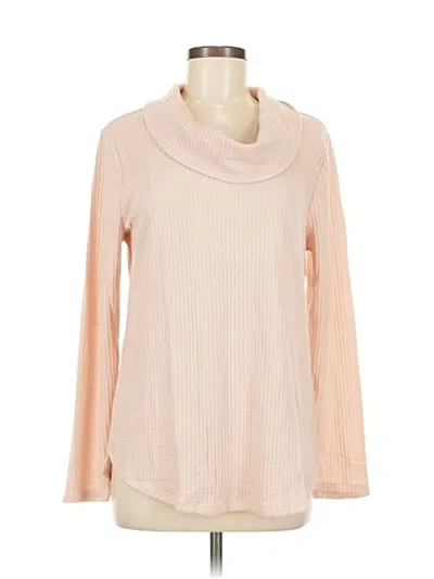 Style & Co Long Sleeve T-shirt In Pink