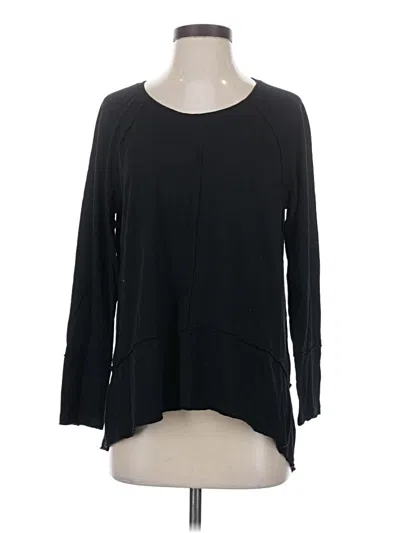 Pre-owned Style & Co Long Sleeve T-shirt In Black