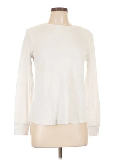 Pre-owned Style & Co Long Sleeve T-shirt In Ivory
