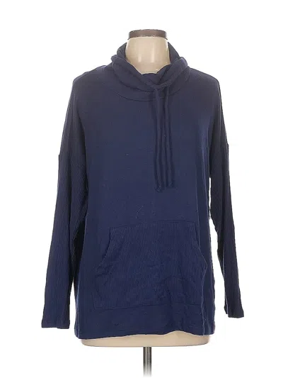 Pre-owned Style & Co Long Sleeve Turtleneck In Blue