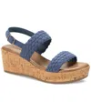 STYLE & CO WOMEN'S MADENAA WOVEN PLATFORM WEDGE SANDALS, CREATED FOR MACY'S