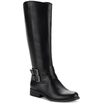 Style & Co Maliaap Womens Buckle Leather Knee-high Boots