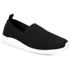 Style & Co Masonn 3 Womens Fitness Lifestyle Slip-on Sneakers In Black