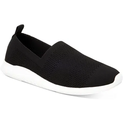 Style & Co Masonn 3 Womens Fitness Lifestyle Slip-on Sneakers In Black