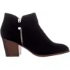 Style & Co Masrinaa Block-heel Ankle Boot Black Masrinaaf-blk Women's In Black