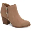 Style & Co Masrinaa Womens Microsuede Ankle Booties In Grey