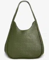 Style & Co Medium Woven Four Poster Bag, Macy's Exclusive In Green